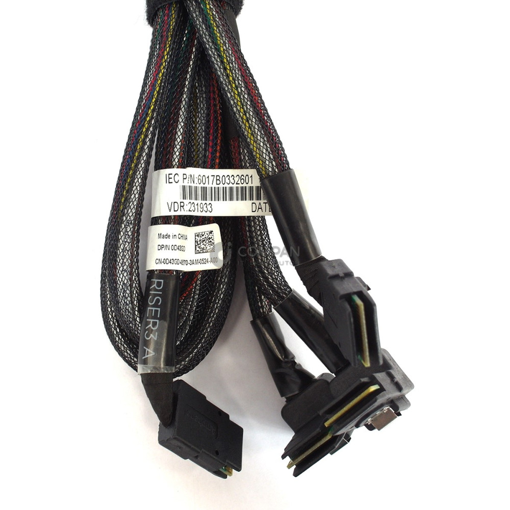 D43GD DELL POWEREDGE R820 DUAL MINI SAS CABLE